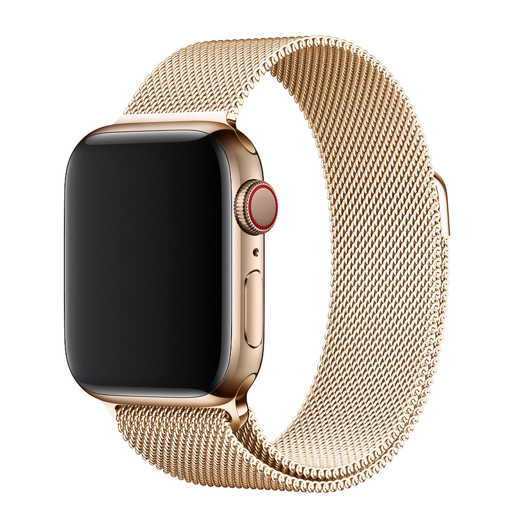 Milanese Apple Watch Bands - Retro Gold